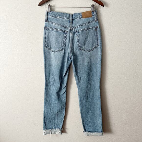 Madewell the Perfect Vintage Jean Distressed Blue Jeans women’s size 26 - Picture 5 of 12